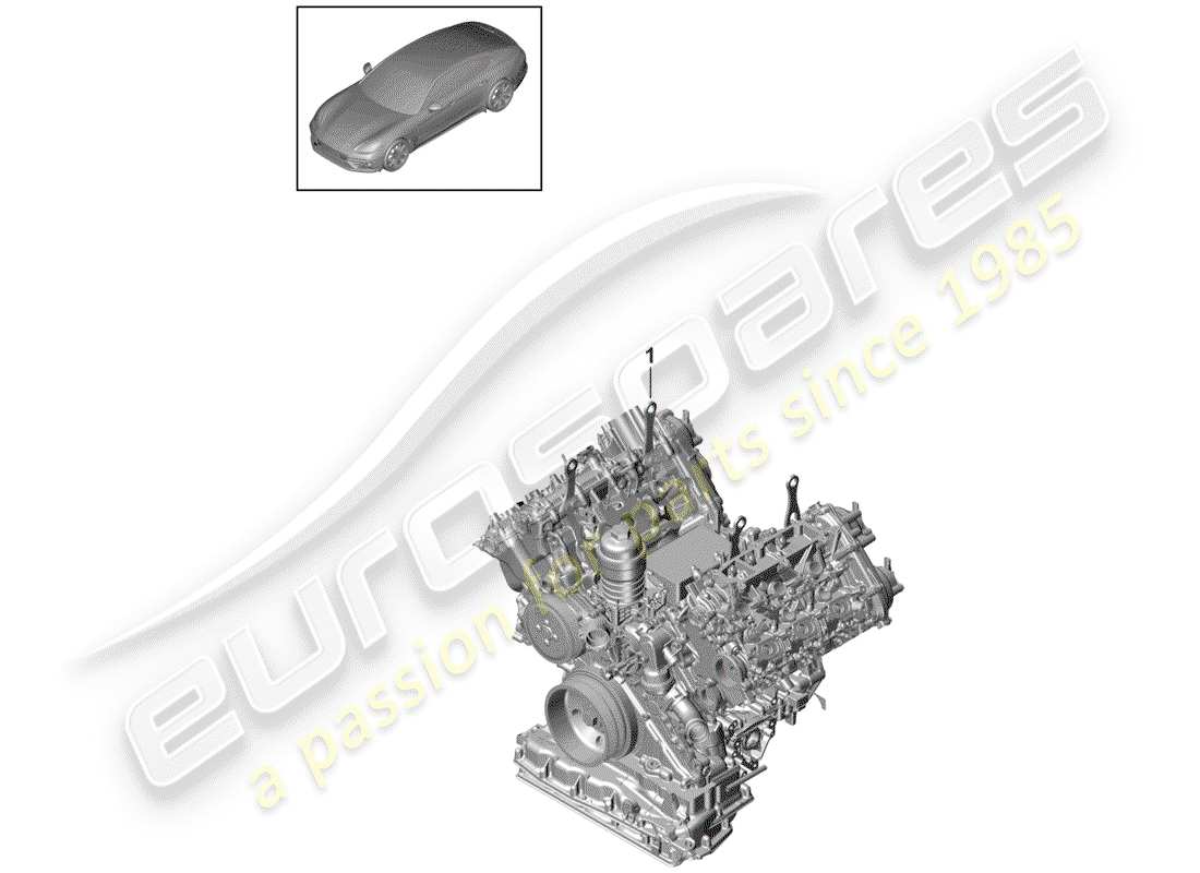 porsche 2017 (panamera 971-1) long block ersatzteildiagramm