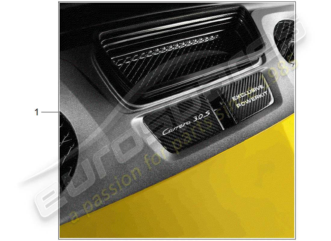 porsche 2017 (tequipment 98x/99x) motor teilediagramm