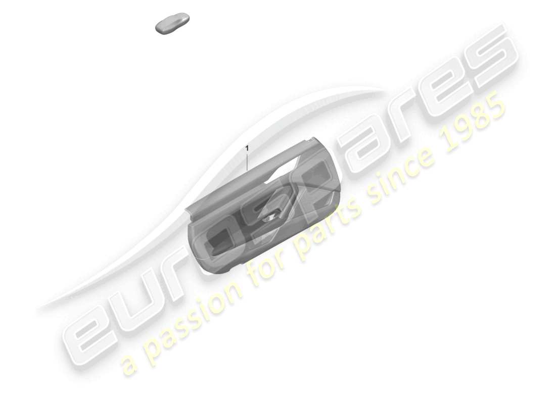 porsche 2019 (992-1) türverkleidung für fahrzeuge mit leder-/dinamica-ausstattung ersatzteilzeichnung