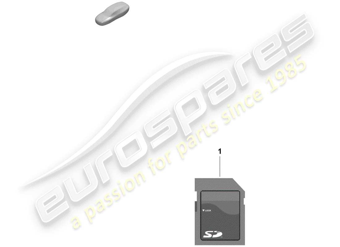 porsche 2019 (718 boxster spyder) sd-speicherkarte zum update teilediagramm