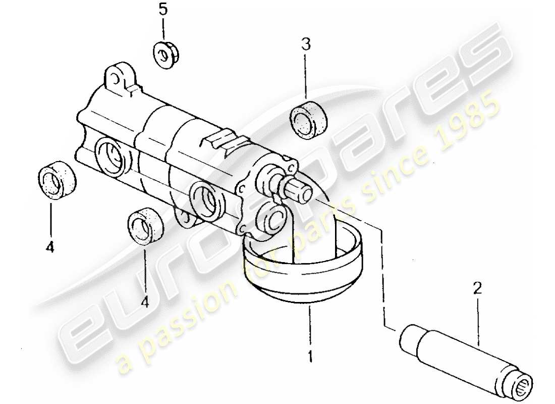 porsche 2005 (996 gt3) ölpumpe ersatzteildiagramm
