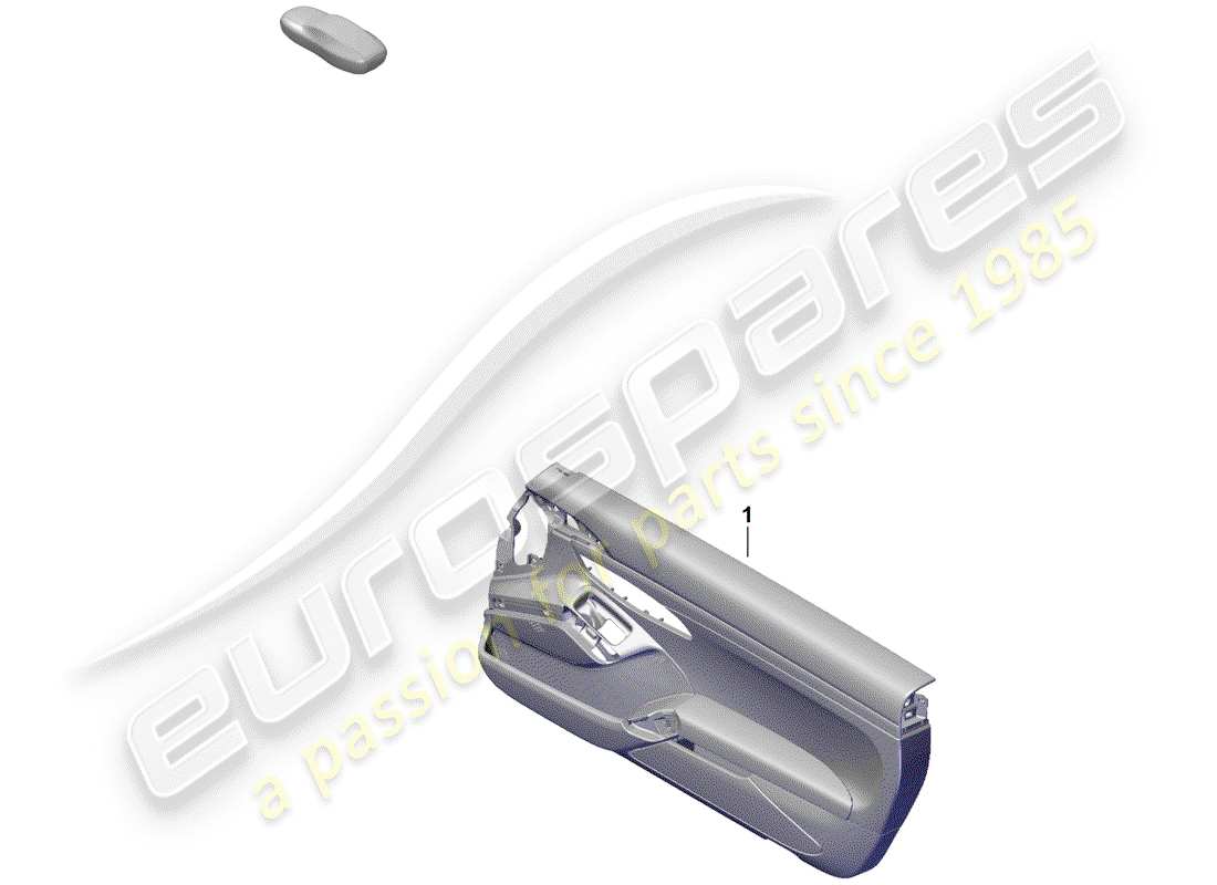 porsche boxster spyder (2019) türplatte teilediagramm