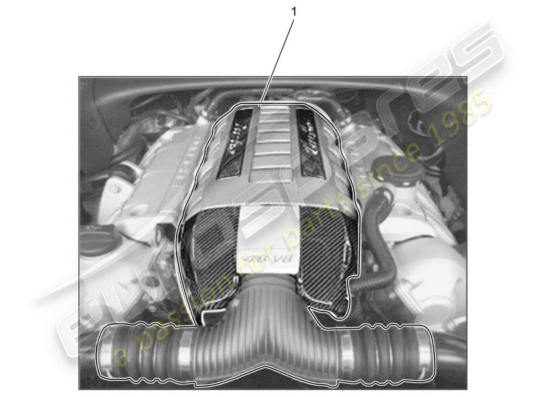 porsche 2003 (tequipment cayenne) motor teilediagramm