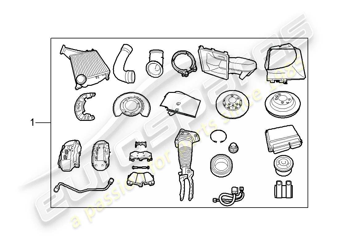 porsche 2003 (tequipment cayenne) motor teilediagramm