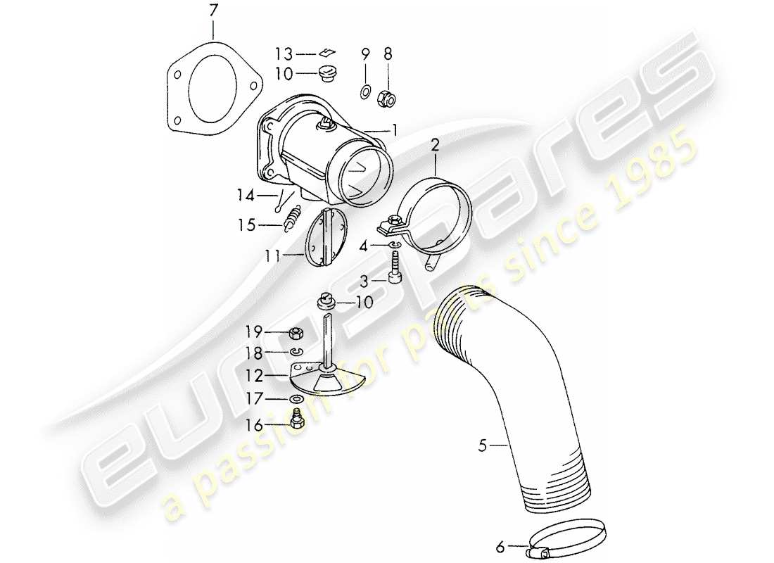 porsche 1972 (911) heizluftzufuhr - - - - d - mj 1970>> ersatzteildiagramm