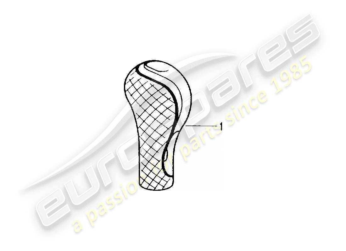 porsche 1996 (tequipment) wählhebel ersatzteildiagramm