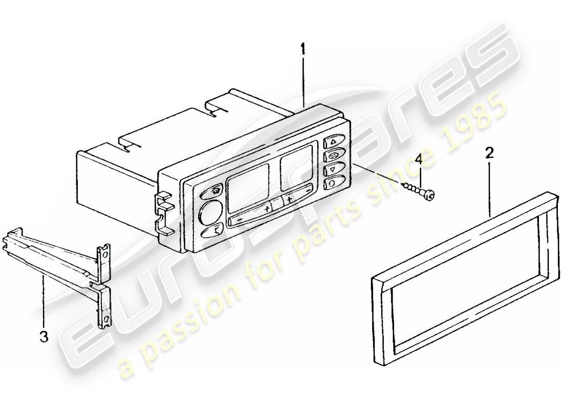 porsche 2003 (996 turbo / gt2) steuerschalter ersatzteildiagramm