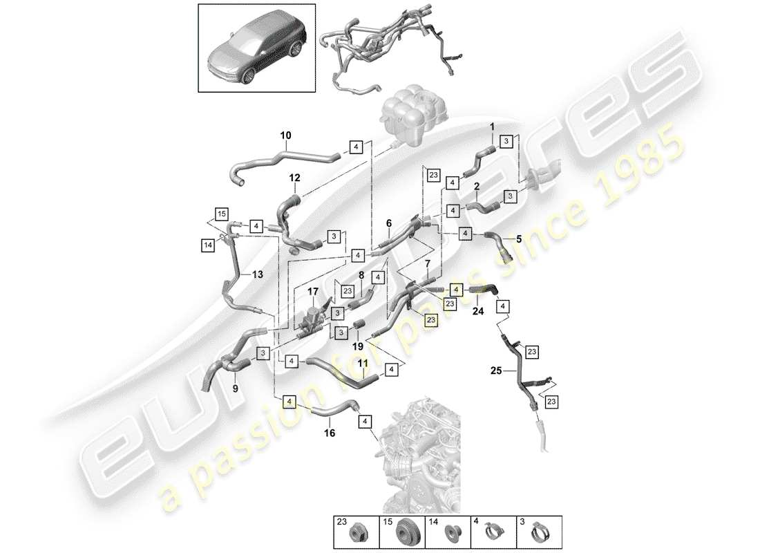 teilediagramm mit der teilenummer pab12148520