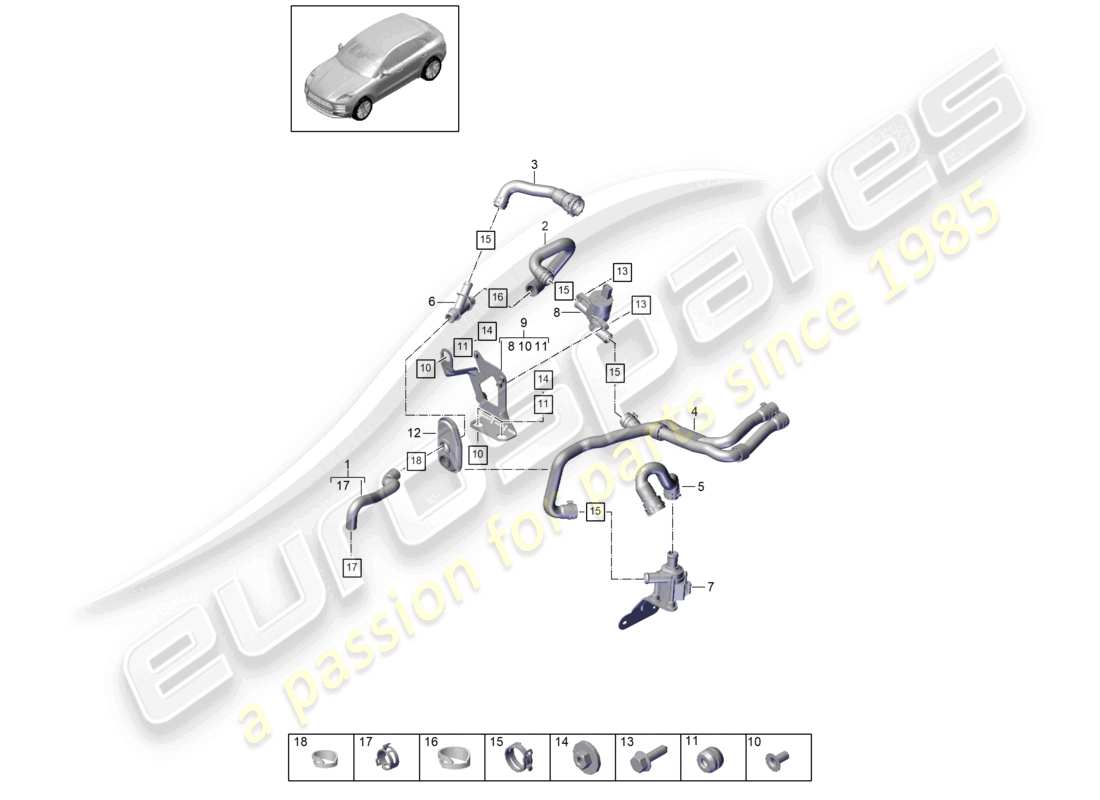 teilediagramm mit der teilenummer 95b819198k
