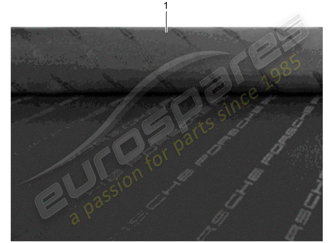 porsche 2000 (accessories) vordersitz - einzelteile - stoff ersatzteildiagramm