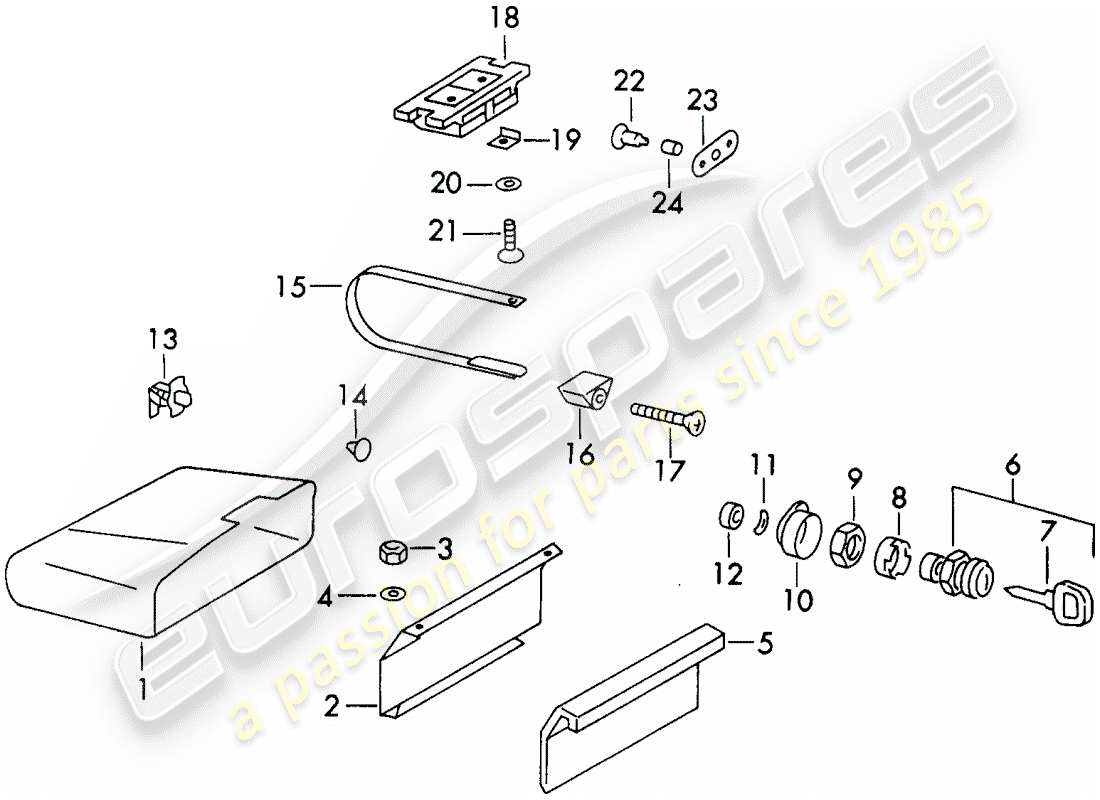 porsche 1973 (911) handschuhfach - d >> - mj 1970 ersatzteildiagramm