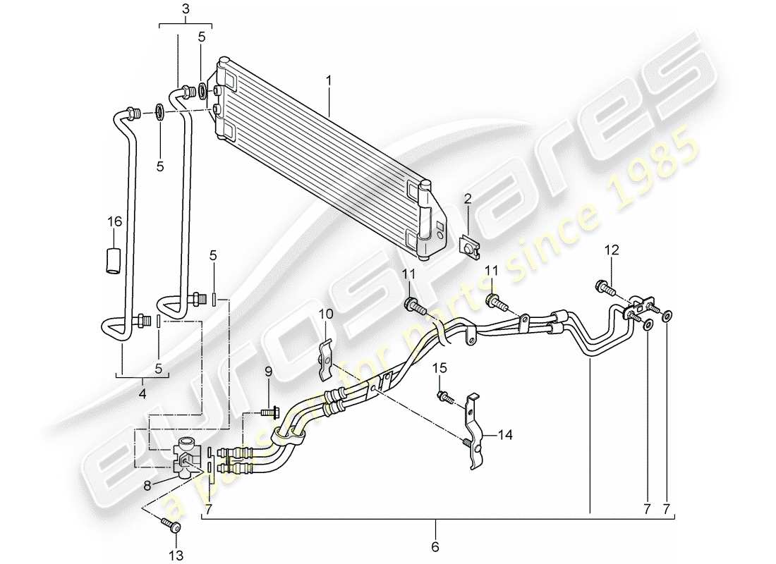 porsche 2010 (cayenne e1 9pa) tiptronic teilediagramm