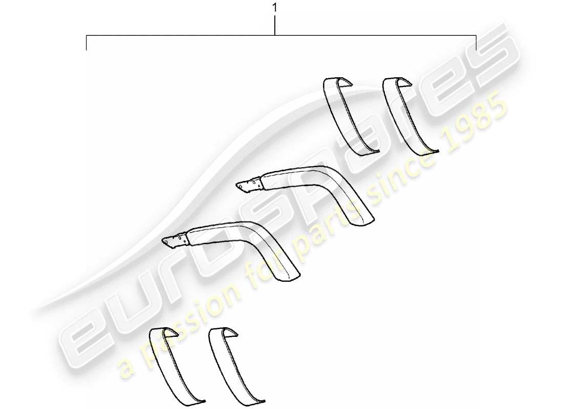 porsche 2011 (tequipment cayenne) griff ersatzteildiagramm