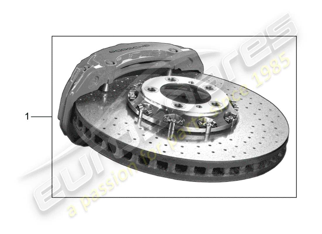 porsche 2012 (tequipment) brems-ersatzteildiagramm