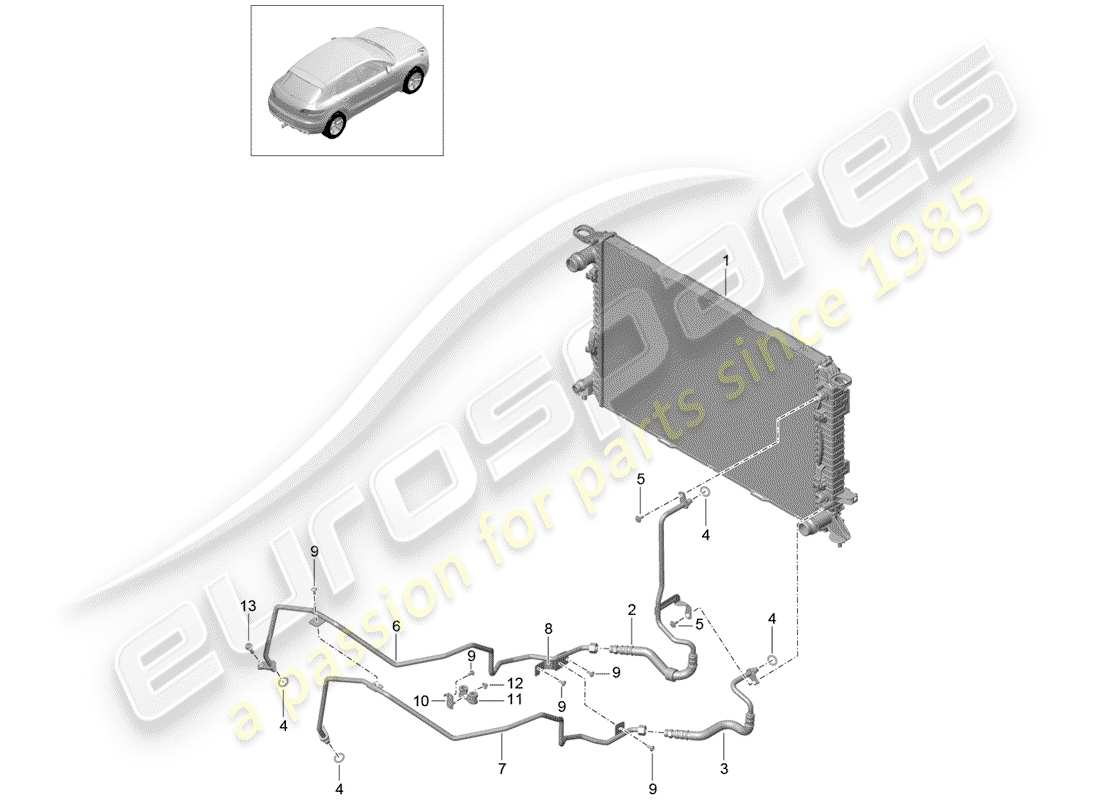 porsche 2018 (macan) - pdk - teilediagramm