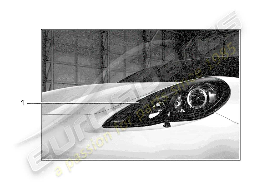 porsche 2016 (tequipment panamera) led-scheinwerfer (pdls), teilediagramm