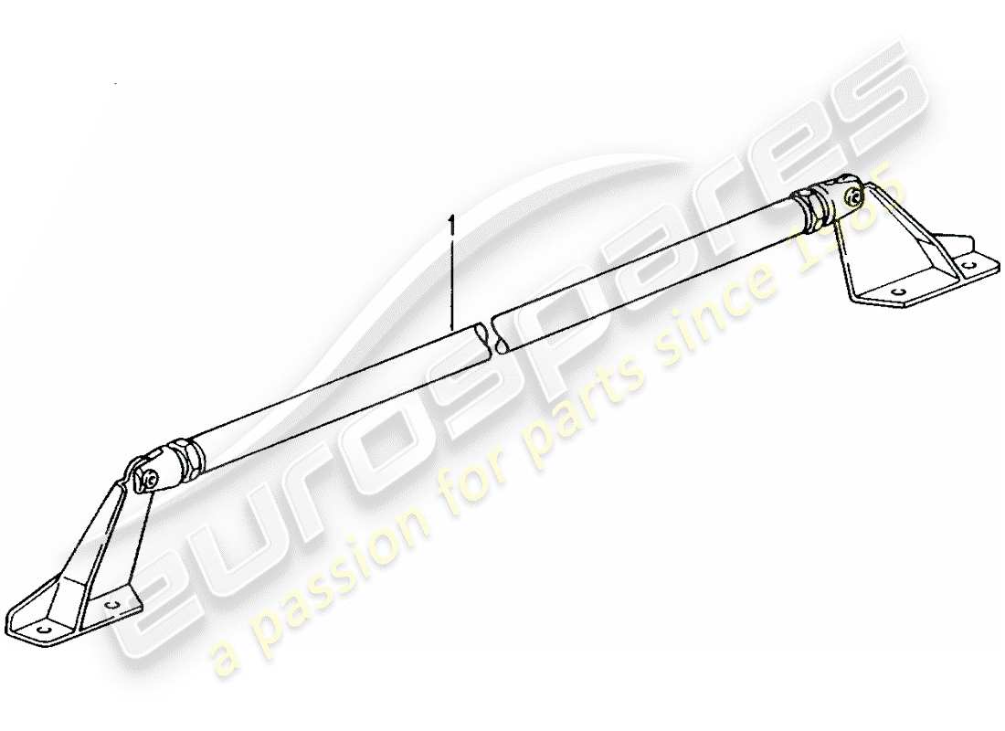 porsche 1995 (tequipment) dome strut-ersatzteildiagramm