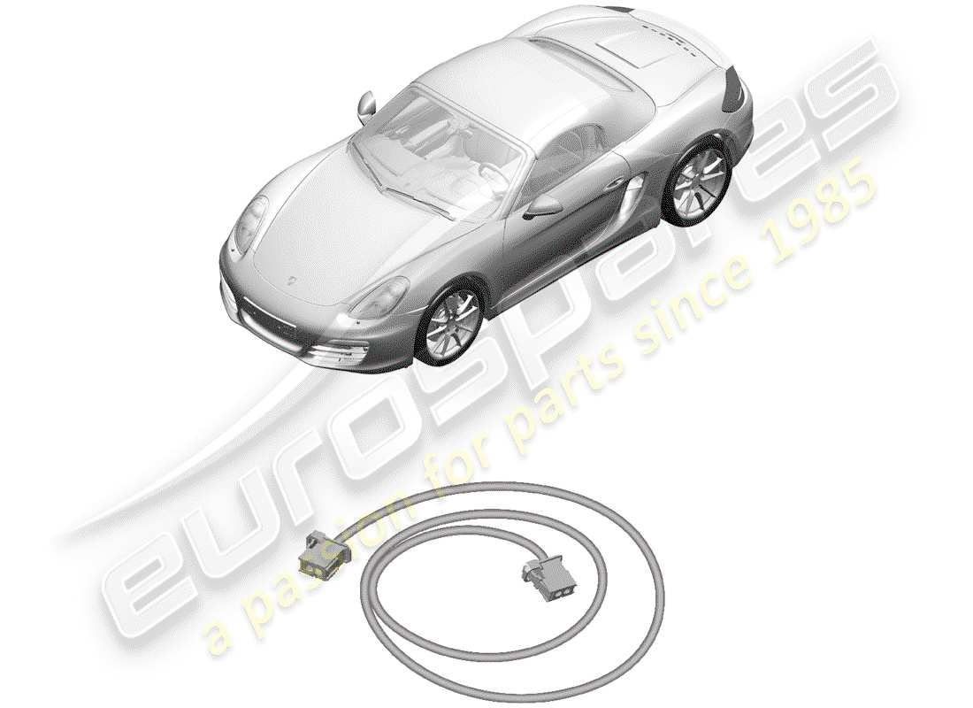 porsche 2012 (981 boxster) kabelbäume ersatzteildiagramm