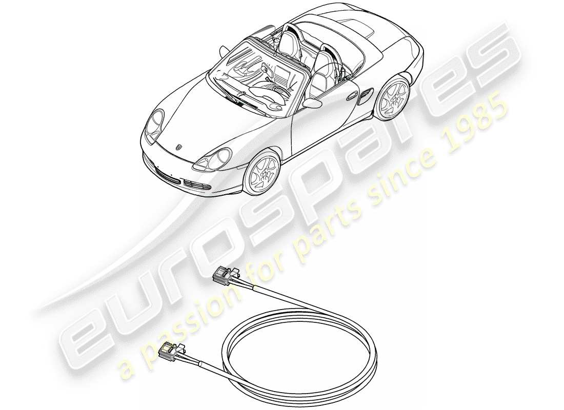porsche 1998 (986 boxster) lichtfaseroptik - d - mj 2003>> ersatzteildiagramm