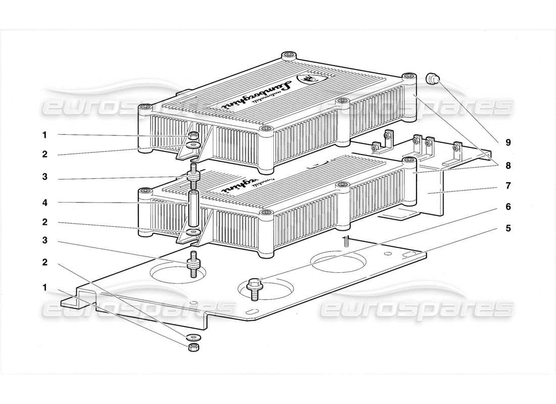 lamborghini diablo se30 (1995) ecu-teilediagramm