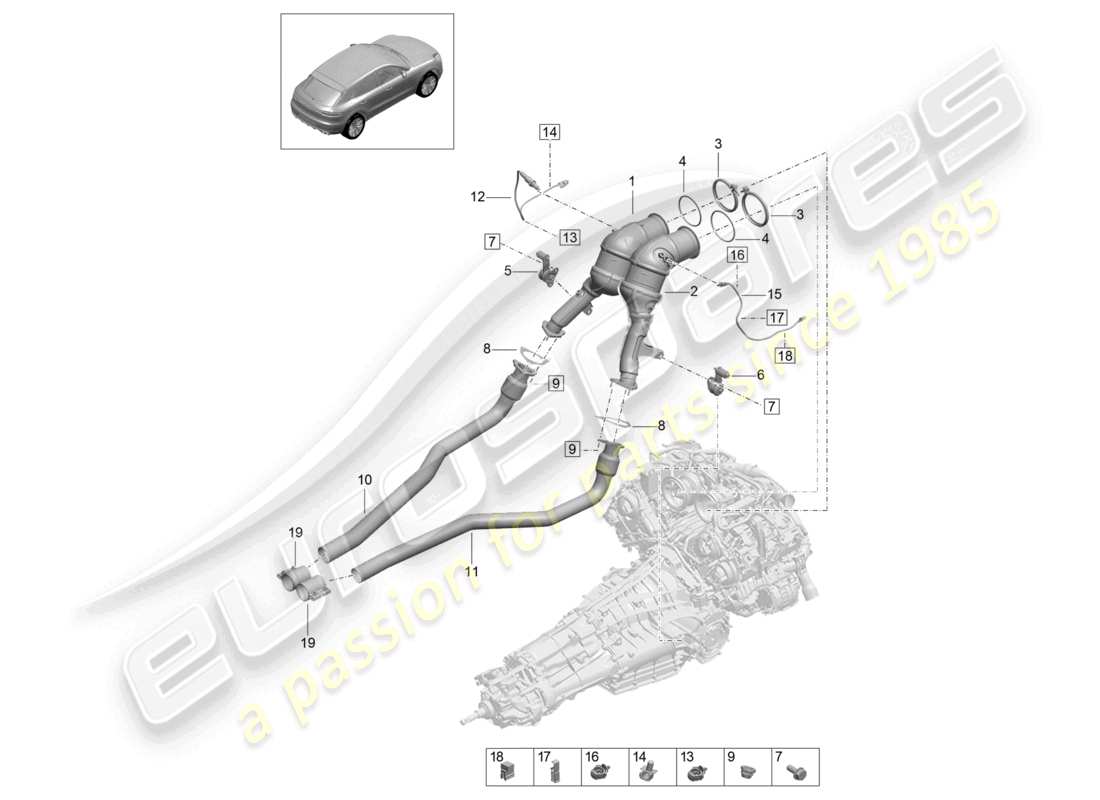 teilediagramm mit der teilenummer 95b254300dx