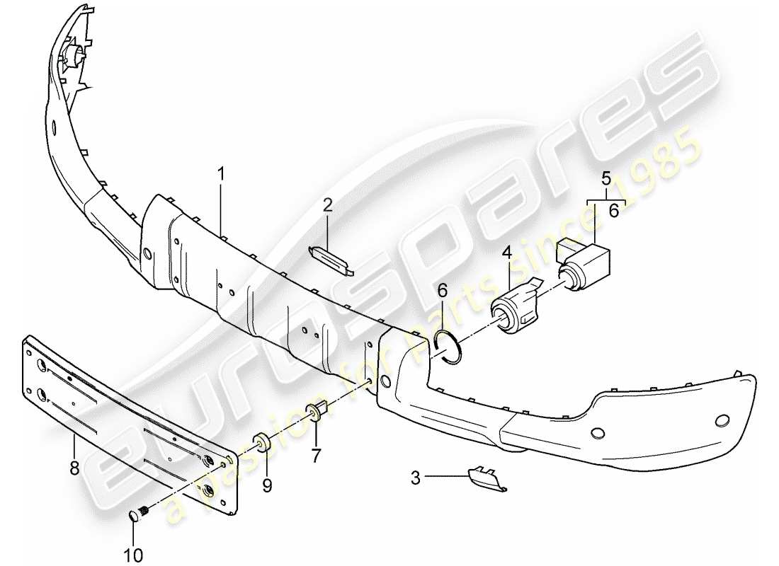ein teilediagramm aus dem teilekatalog porsche cayenne