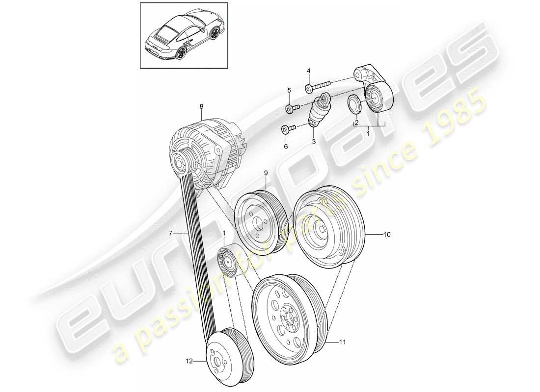 teilediagramm mit der teilenummer 99907341201