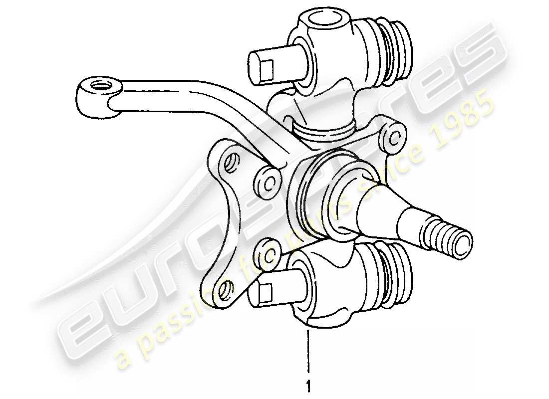 eine teilezeichnung aus dem porsche 2002 (refurbished and exchange catalogue) teilekatalog