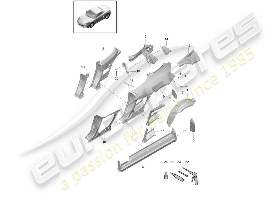 teilediagramm mit der teilenummer 98150249401grv