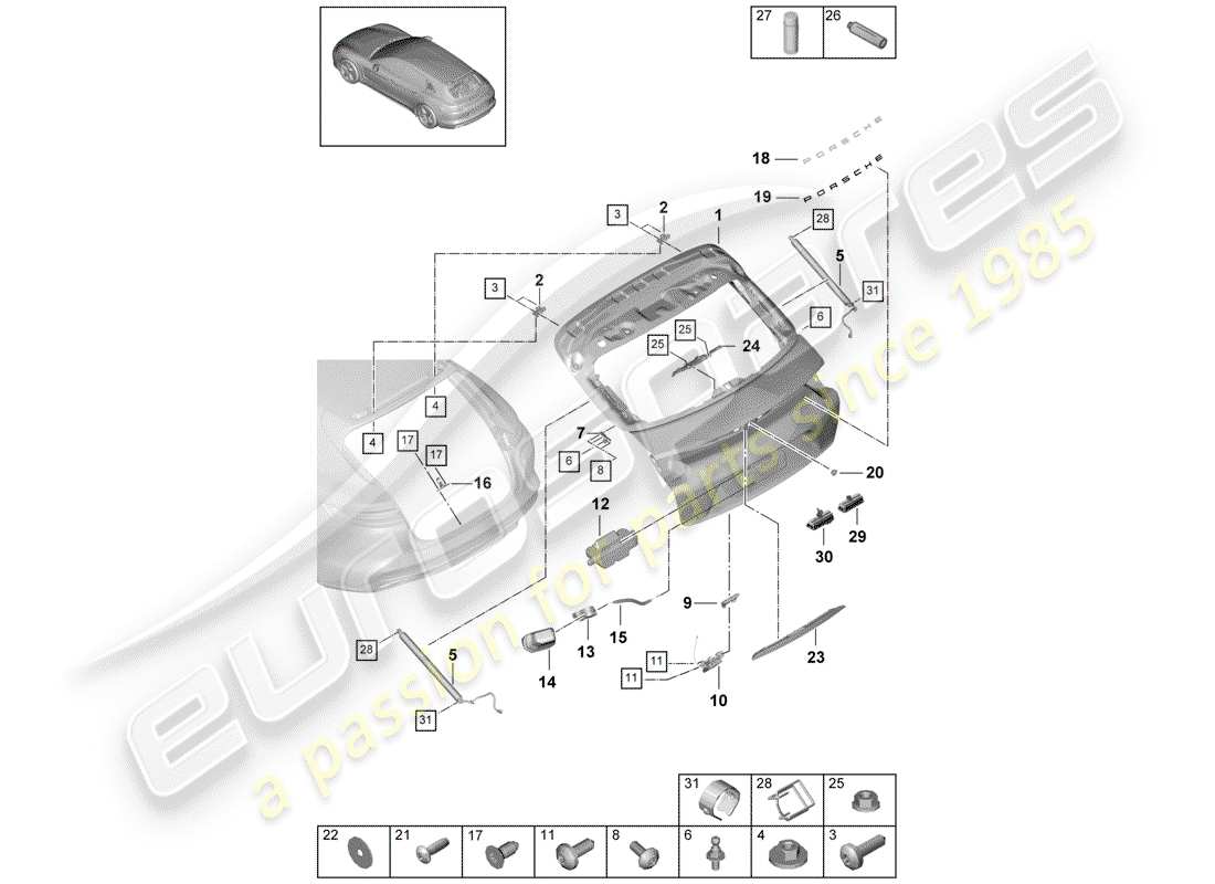 teilediagramm mit der teilenummer 974827851c