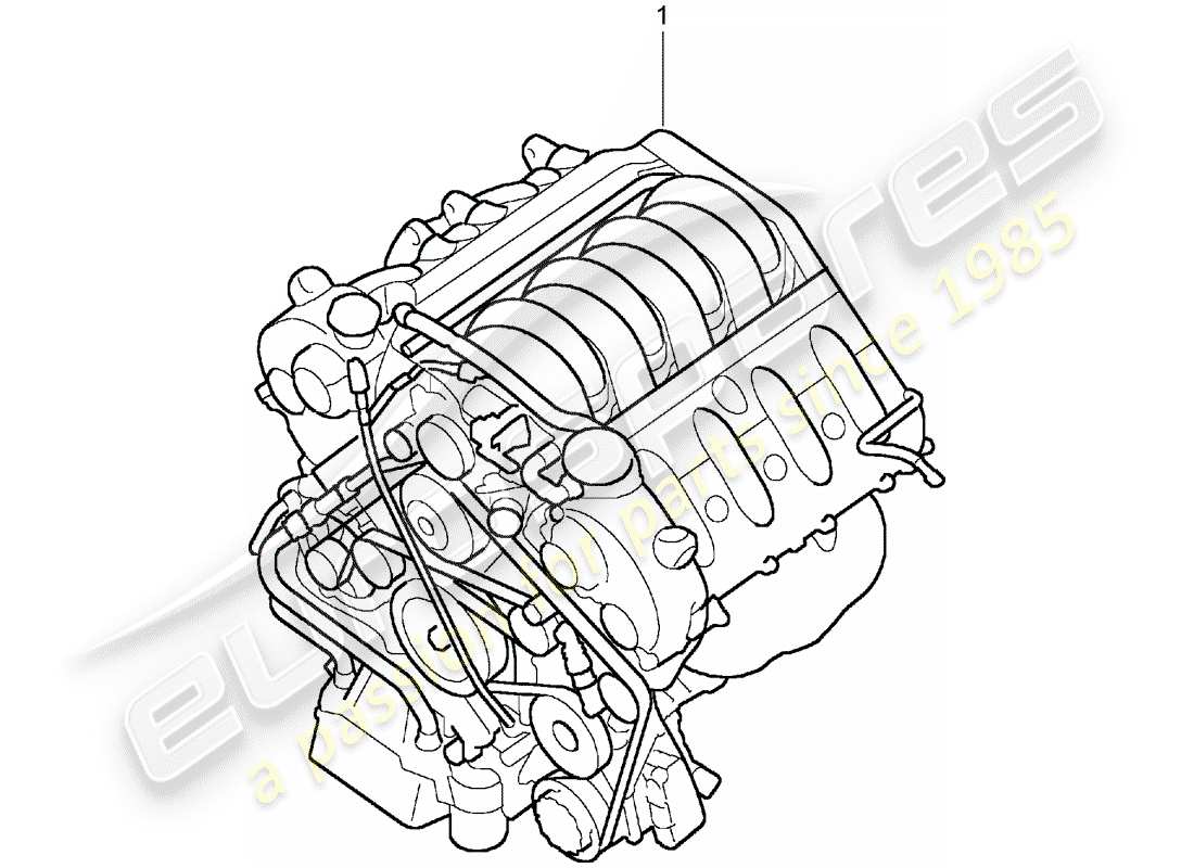 eine teilezeichnung aus dem porsche 1973 (refurbished and exchange catalogue) teilekatalog
