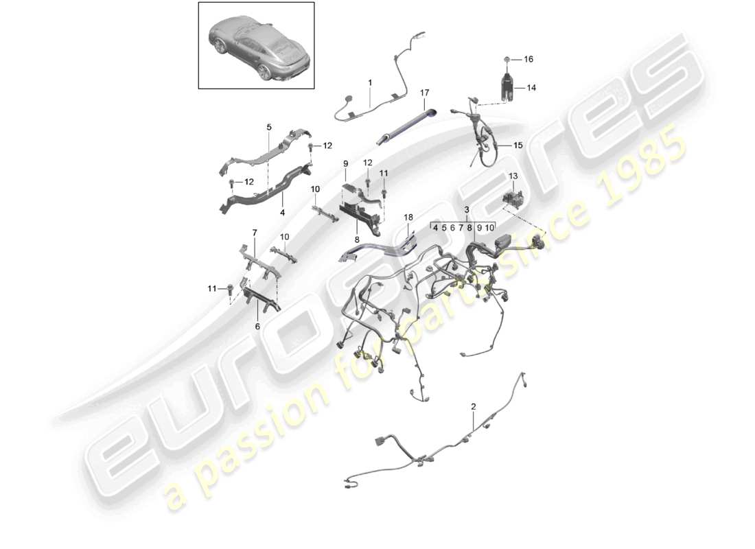 teilediagramm mit der teilenummer 9a160711300