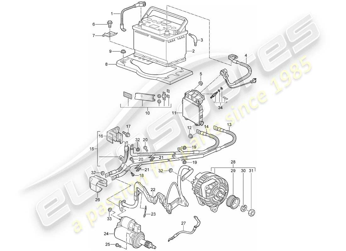 teilediagramm mit der teilenummer 99761209103