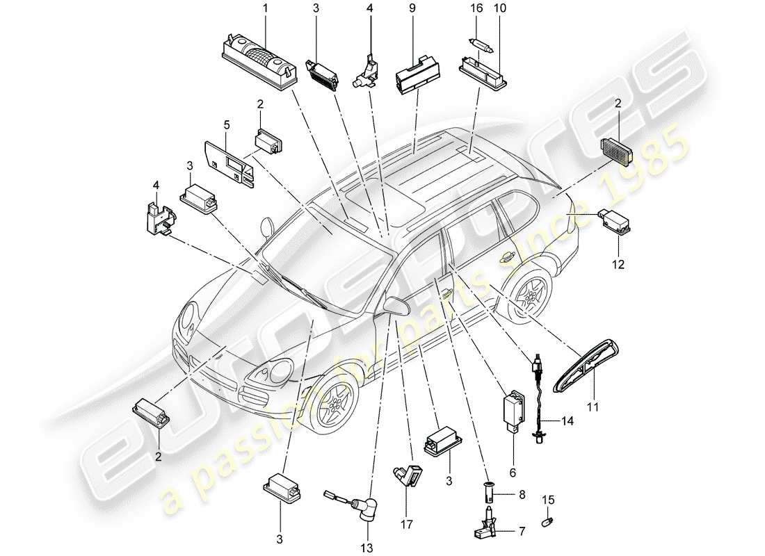teilediagramm mit der teilenummer 95563220100