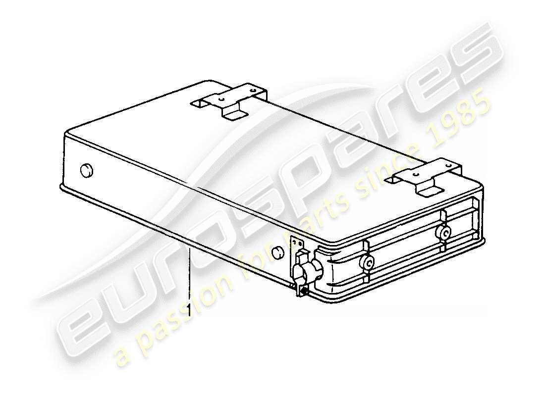 eine teilezeichnung aus dem porsche 1966 (refurbished and exchange catalogue) teilekatalog