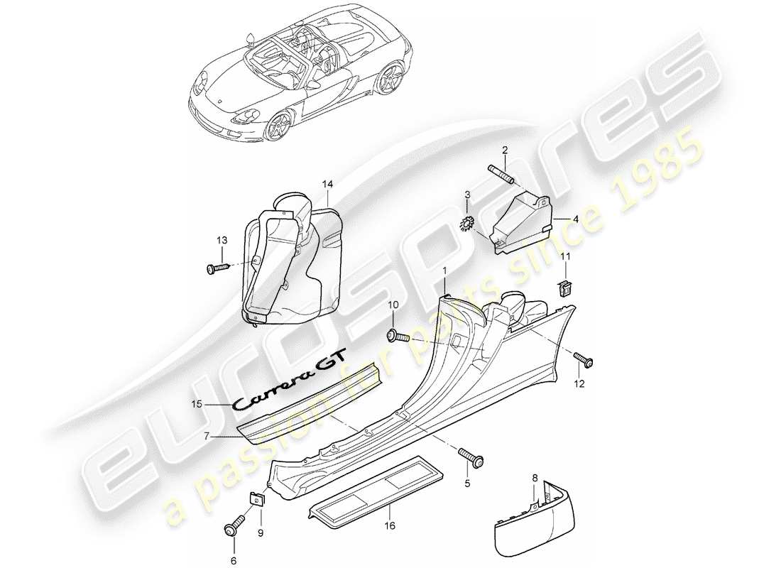 teilediagramm mit der teilenummer 999073231a2