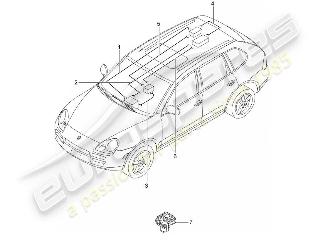 teilediagramm mit der teilenummer 95564232100