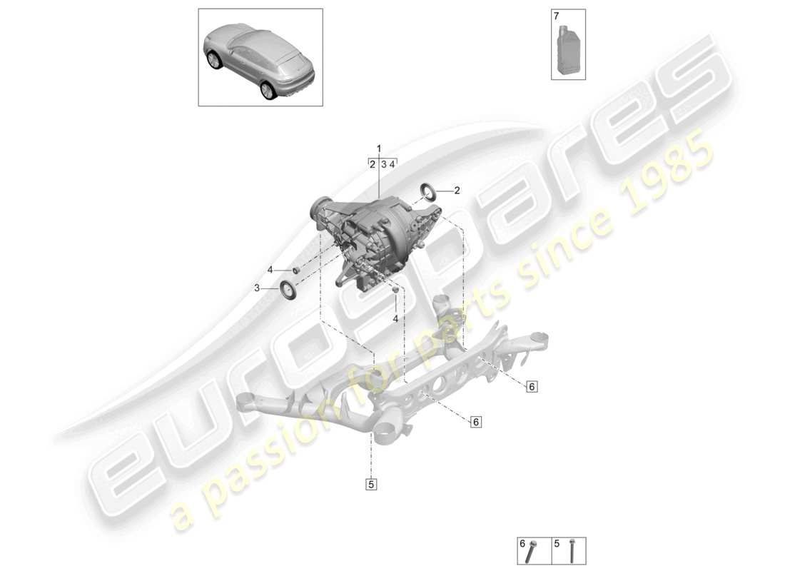 teilediagramm mit der teilenummer 95b525015m