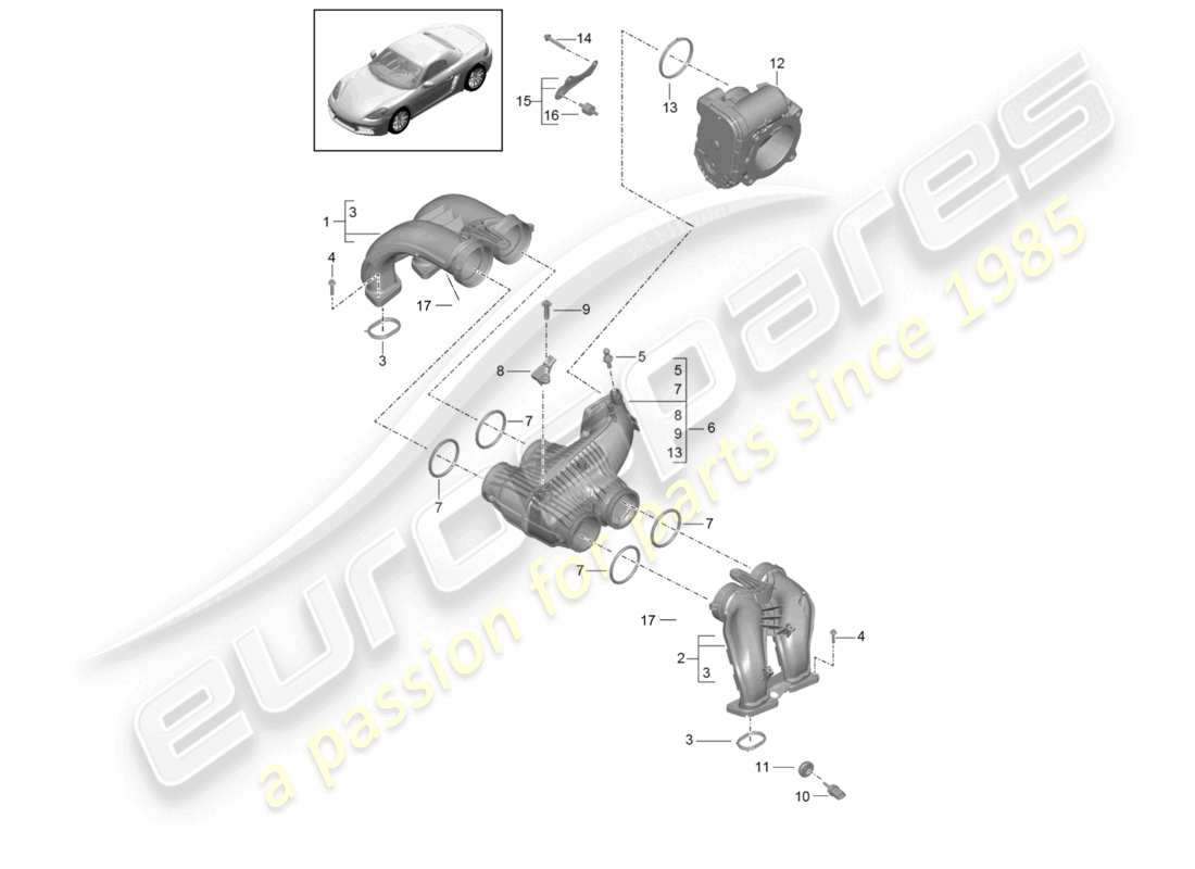 teilediagramm mit der teilenummer 06e906051aa
