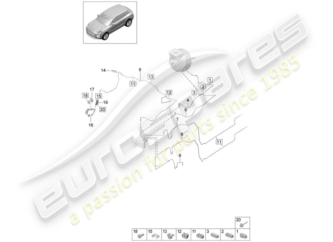 teilediagramm mit der teilenummer 95835579705
