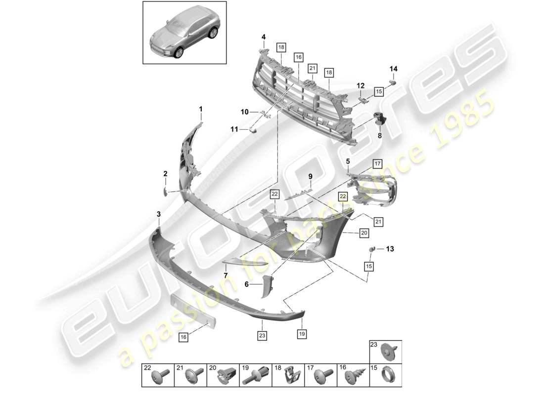 teilediagramm mit der teilenummer 95b807819d 041