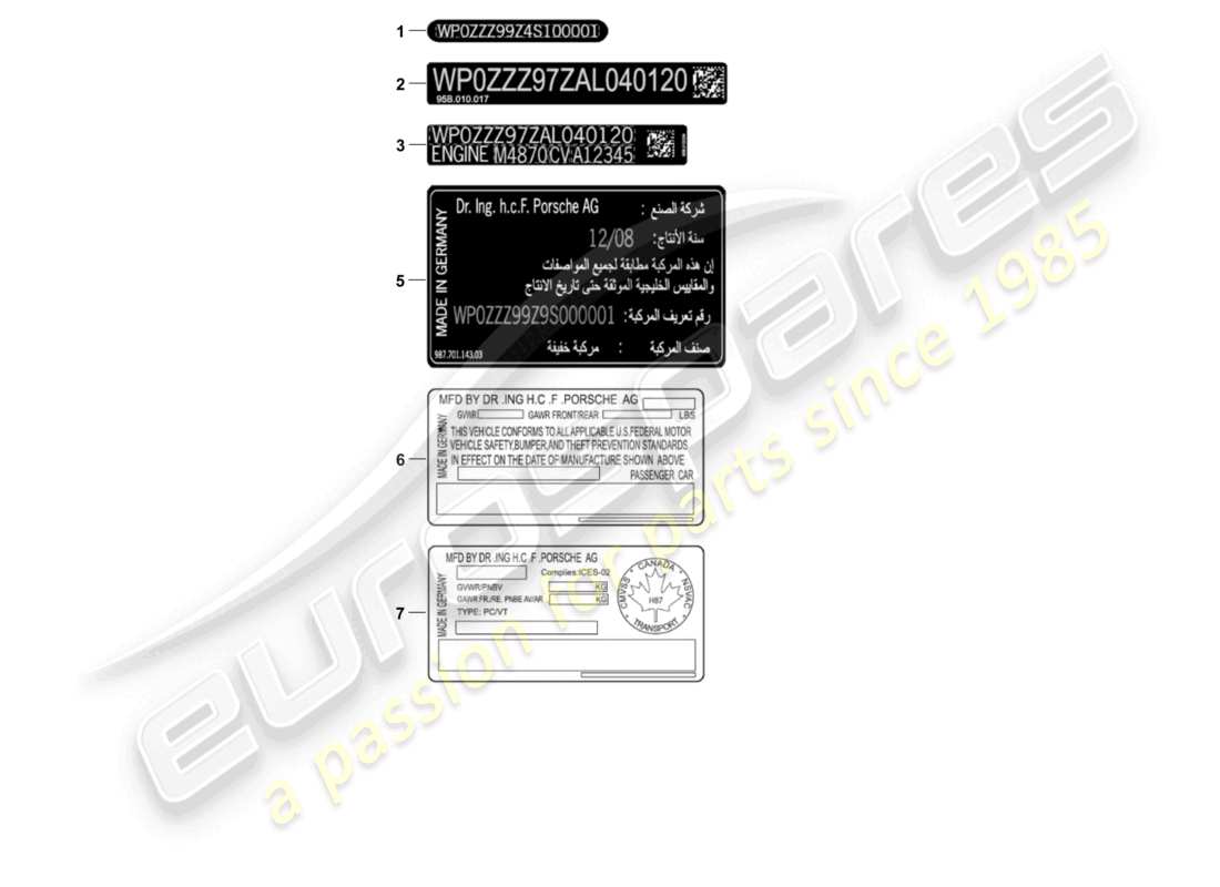 teilediagramm mit der teilenummer 95b010016k