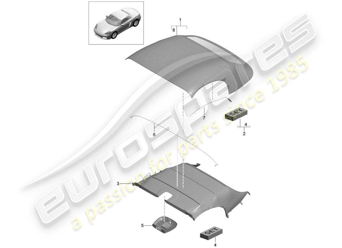 teilediagramm mit der teilenummer 98156185501pu8