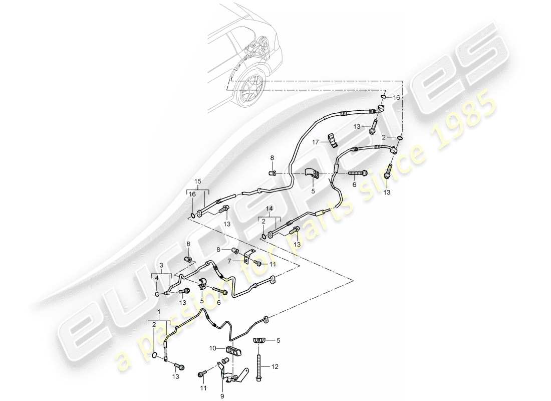 teilediagramm mit der teilenummer 95557372701
