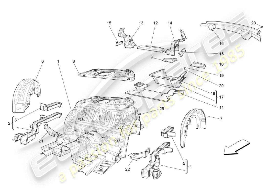 teilediagramm mit der teilenummer 11640424
