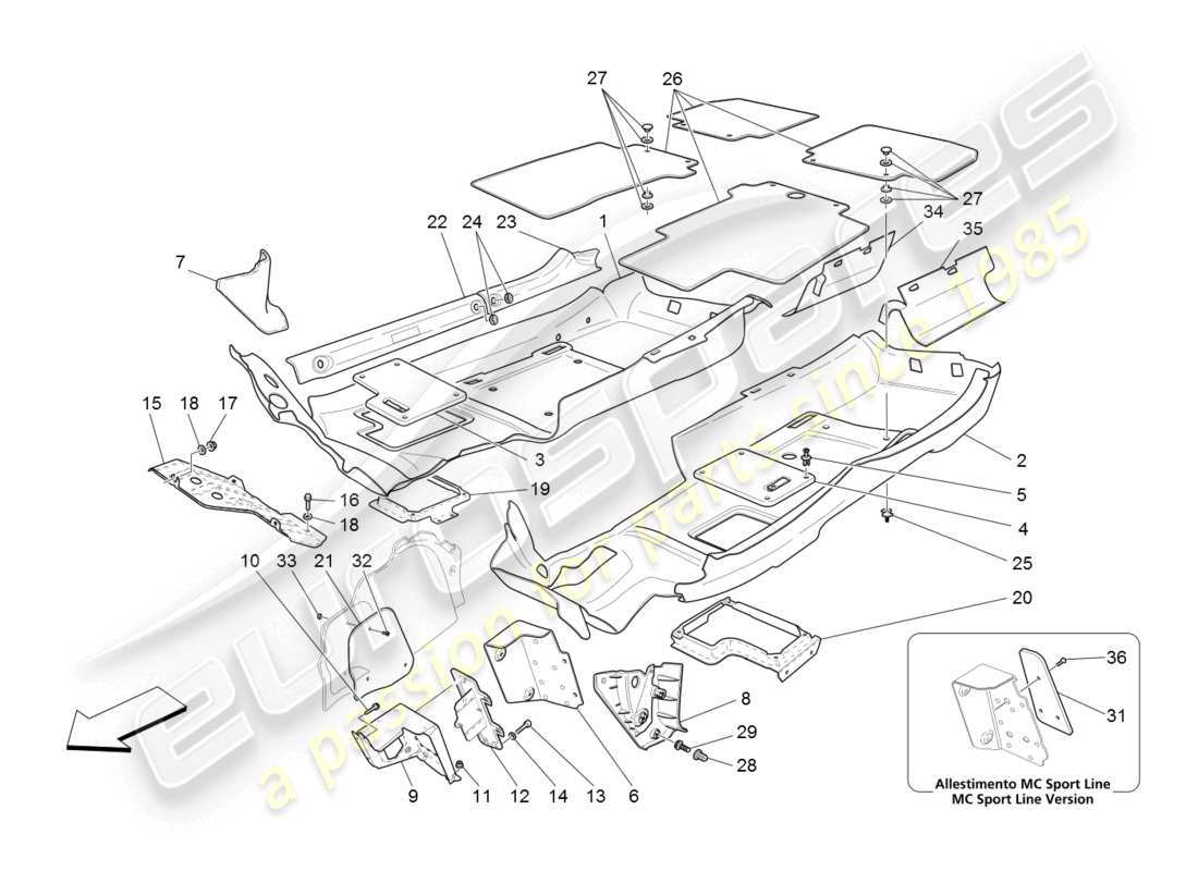 teilediagramm mit der teilenummer 68191921
