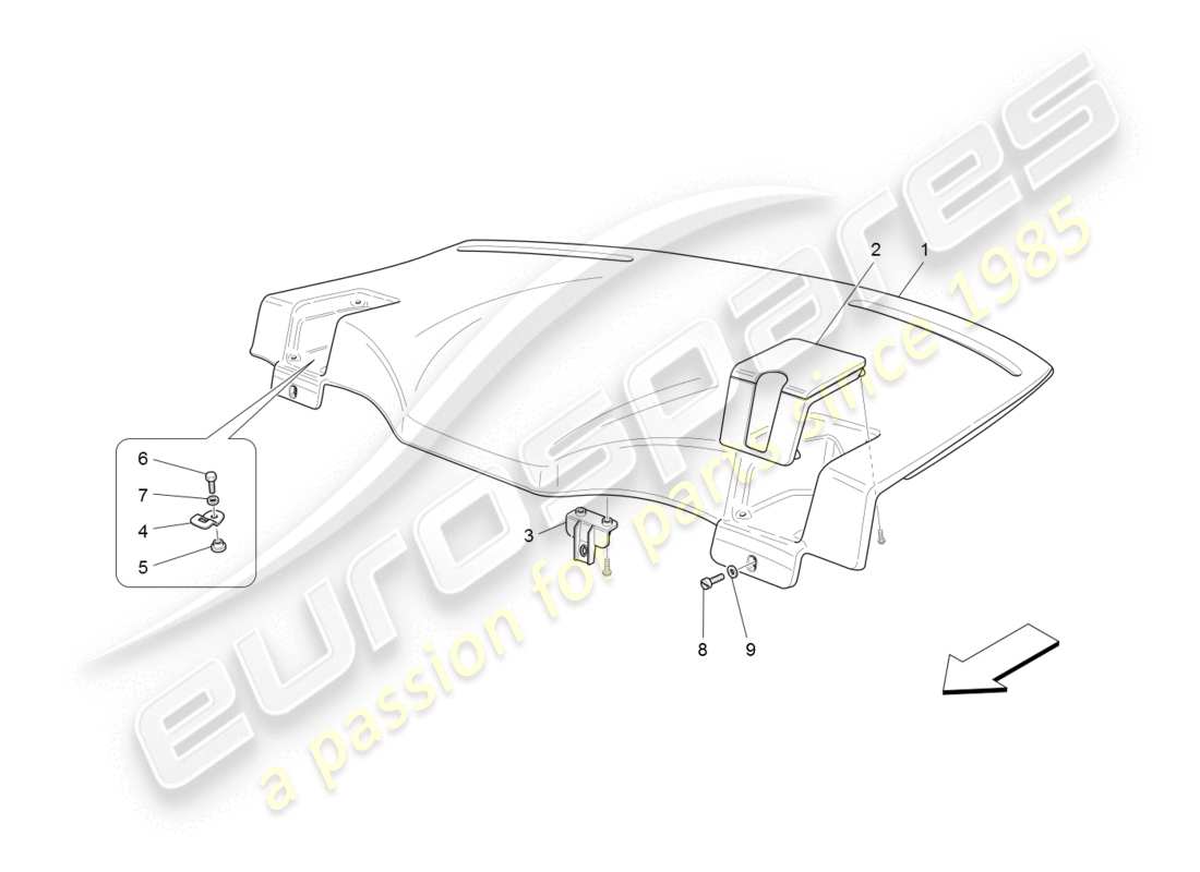 teilediagramm mit der teilenummer 16232824