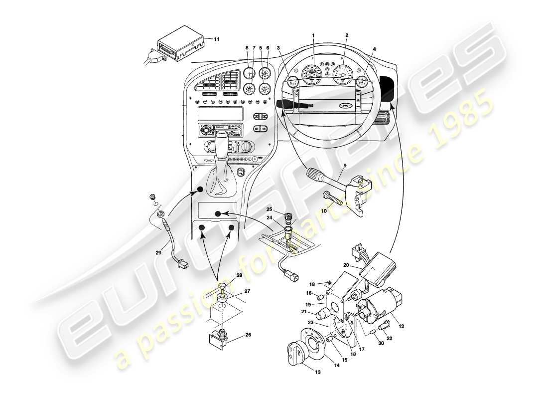 teilediagramm mit der teilenummer 37-72485