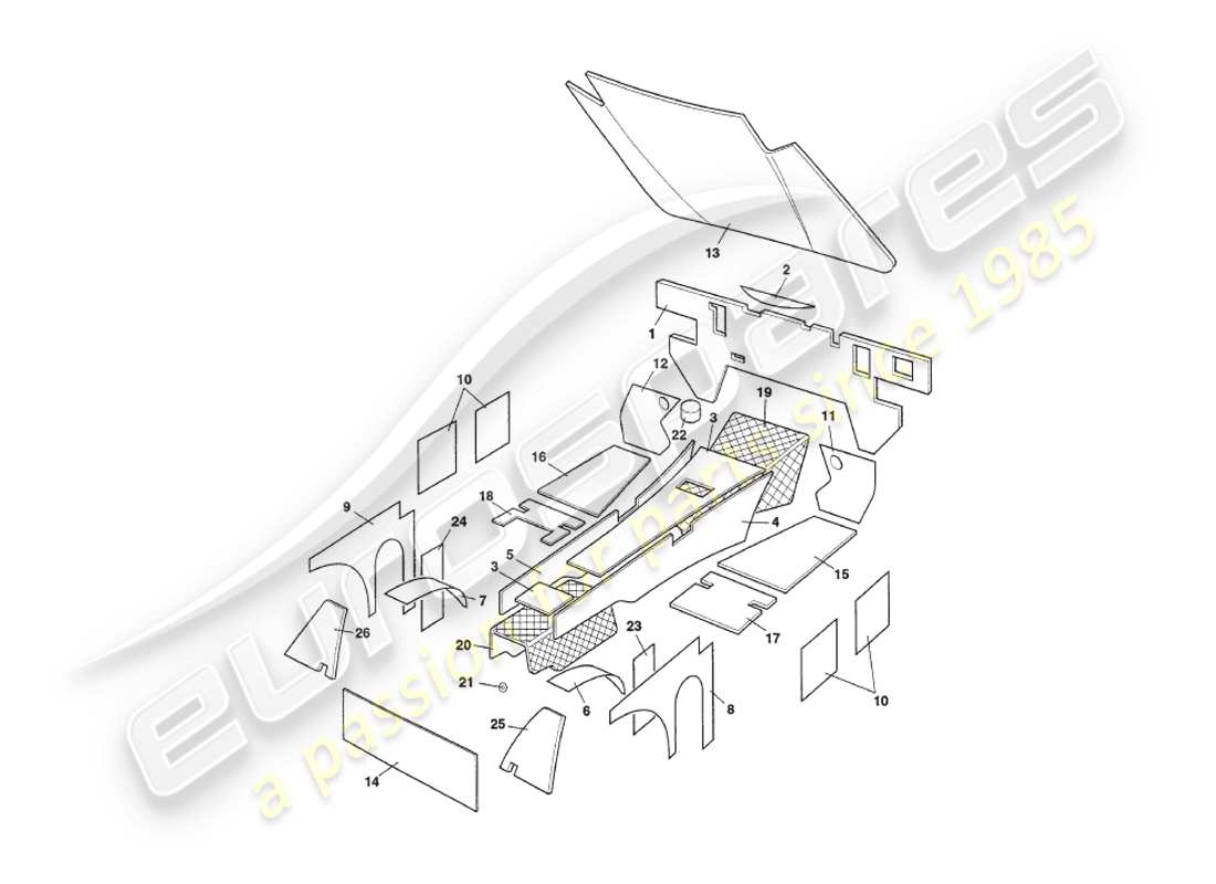 teilediagramm mit der teilenummer 85-72810