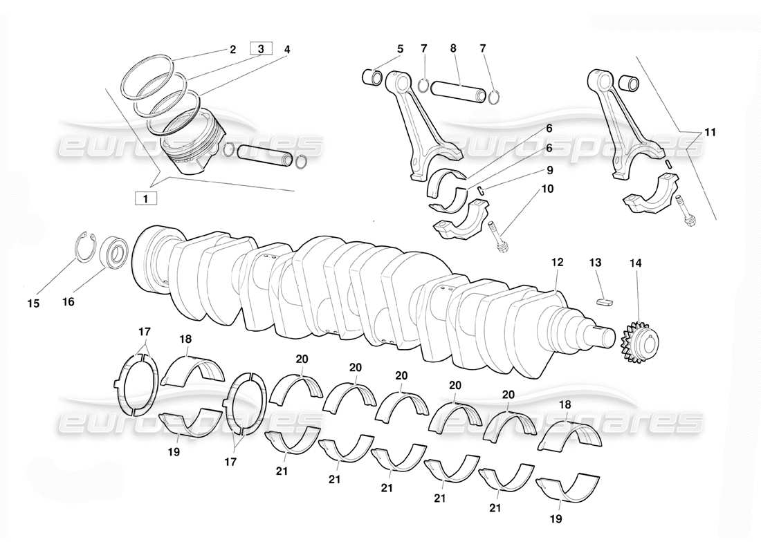 teilediagramm mit der teilenummer 07m105701